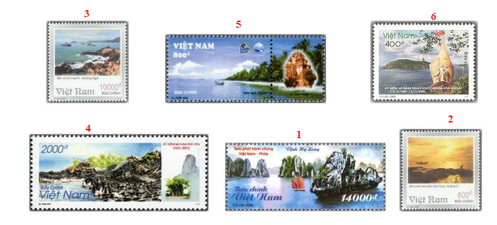 Đáp án cuộc thi tem bưu chính